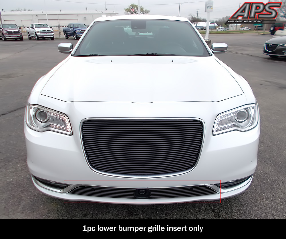 2015-2023 Chrysler 300C/300S With Adaptive Cruise Control LOWER BUMPER Aluminum Billetuminum Billet Wide Grille