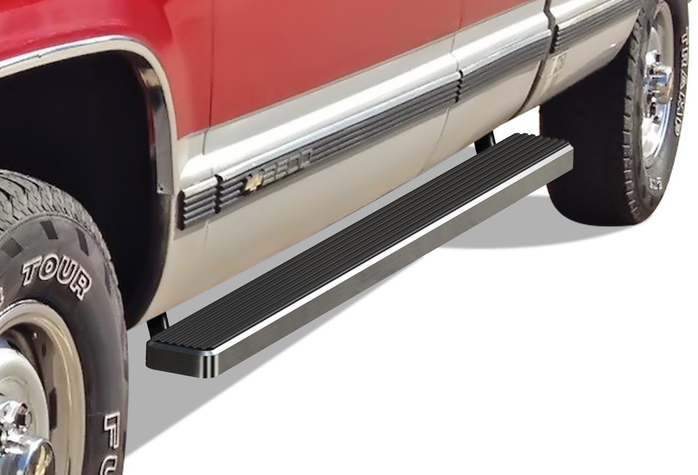 1988-1998 Chevy/GMC C/K 2-Door Extended Cab (Incl. Z71 Model) (Will not work on vehicles equipped with power retracting boards.) Both Sides iStep 5 Inch Stainless Steel