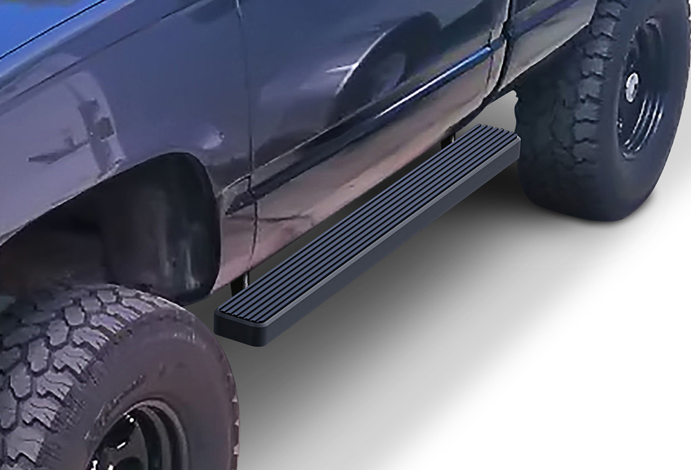 1988-1998 Chevy/ GMC C/K Regular Cab (Incl. Z71) 1992-1994 Chevy Blazer 2-Door(Full Size Excl. ZR2) 1992-1999 GMC Yukon 2-Door 1995-1999 Chevy Tahoe 2-Door Both Sides iStep 5 Inch Stainless Steel