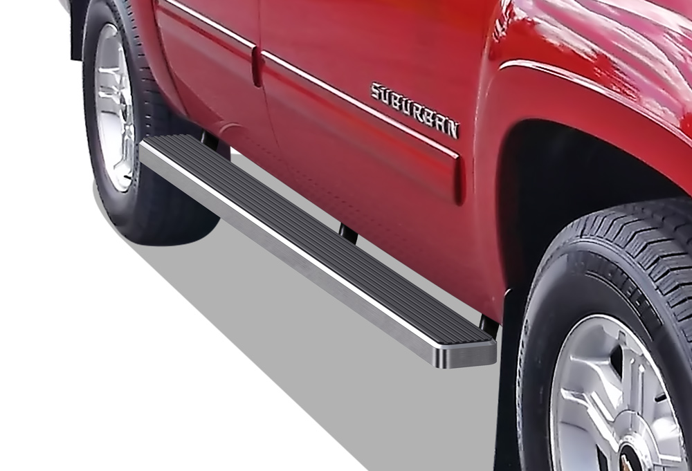 2000-2014 Chevy Suburban 3/4 Ton (Excl. 01-10 Z71 Model) 2000-2014 GMC Yukon XL 3/4 Ton Both Sides iStep 5 Inch Stainless Steel