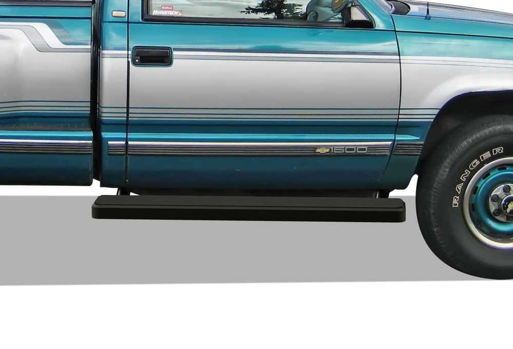 1988-1998 Chevy/ GMC C/K Regular Cab (Incl. Z71) 1992-1994 Chevy Blazer 2-Door(Full Size Excl. ZR2) 1992-1999 GMC Yukon 2-Door 1995-1999 Chevy Tahoe 2-Door Both Sides iStep 6 Inch Stainless Steel
