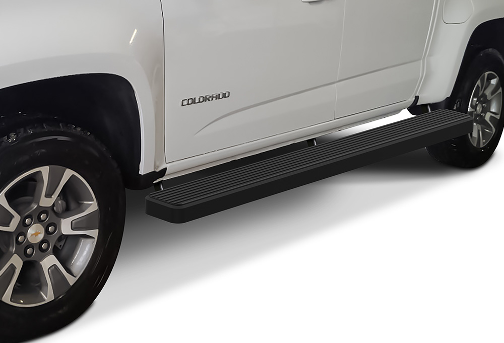 2015-2024 Chevy Colorado Crew Cab 2015-2024 GMC Canyon Crew Cab 5 ft Bed Both Sides iStep W2W 6 Inch Stainless Steel
