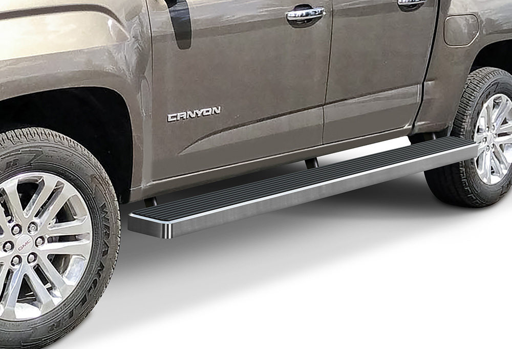 2015-2024 Chevy Colorado Crew Cab 2015-2024 GMC Canyon Crew Cab 5 ft Bed Both Sides iStep W2W 6 Inch Stainless Steel