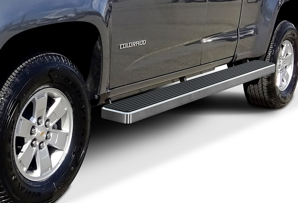 2015-2024 Chevrolet Colorado Extended Cab  2015-2024 GMC Canyon Extended Cab 6 ft Bed Both Sides iStep W2W 6 Inch Stainless Steel