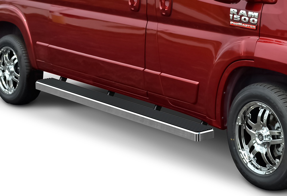 2014-2024 Dodge Promaster Van 118" Wheel Base (Full Size) For 3-Door Models Only Both Sides iStep 6 Inch Van Stainless Steel