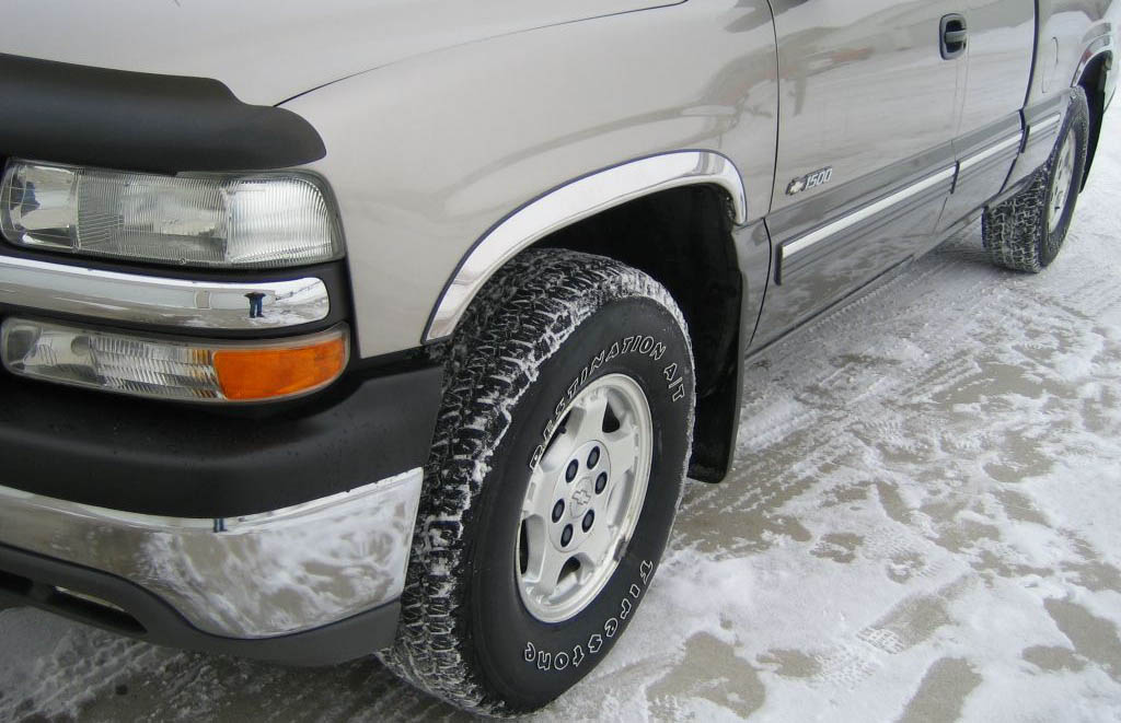 99-06 Chevy Silverado/99-06 GMC Sierra Short Style Front and Rear Wheel Arches Fender trim