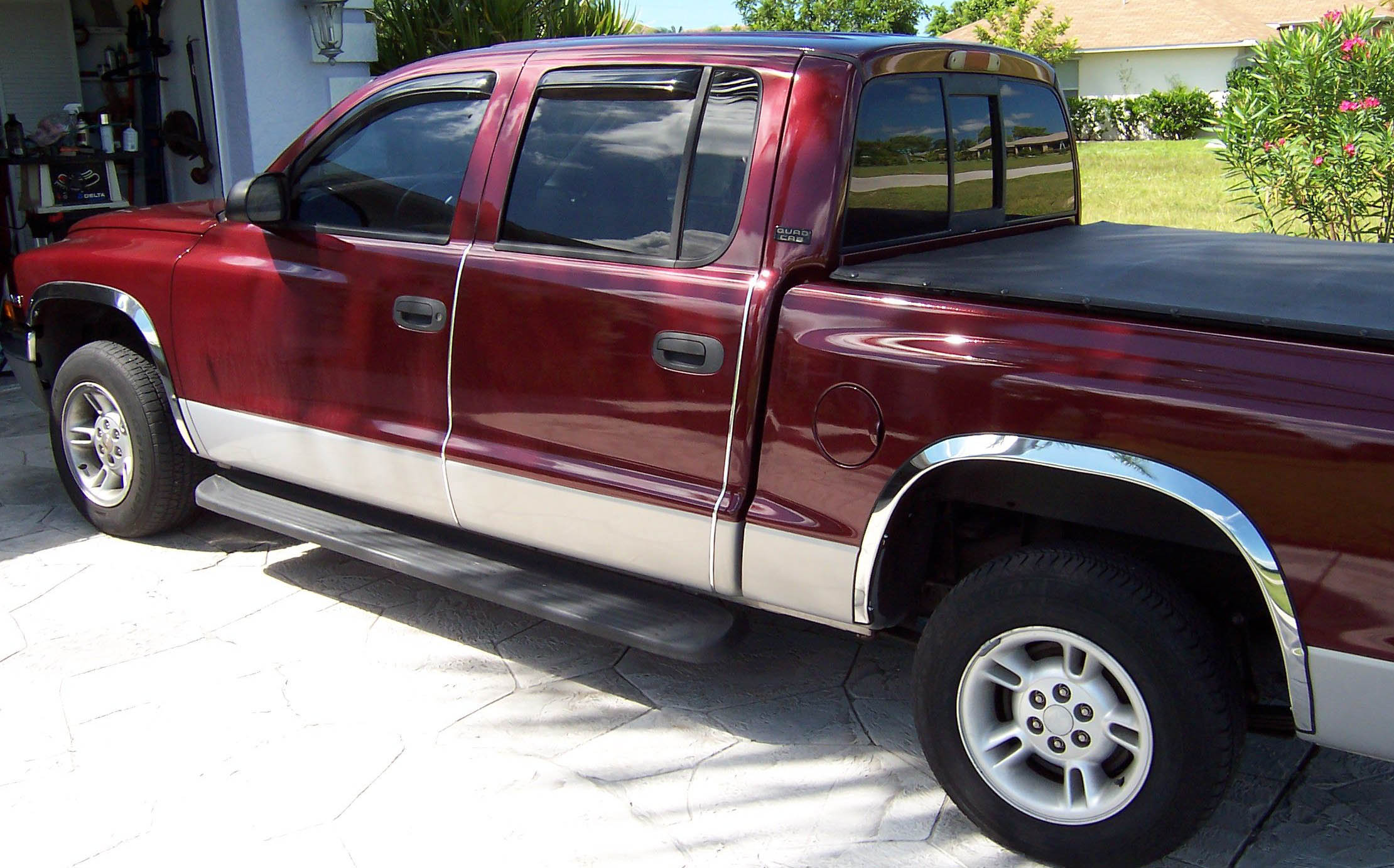 97-04 Dodge Dakota Long Style Front and Rear Wheel Arches Fender trim