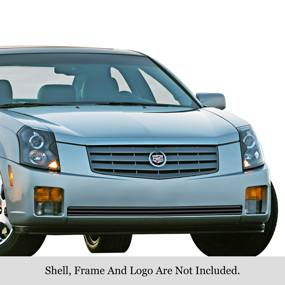2003-2007 Cadillac CTS Not For CTS V Model LOWER BUMPER Black Stainless Steel Billet Grille