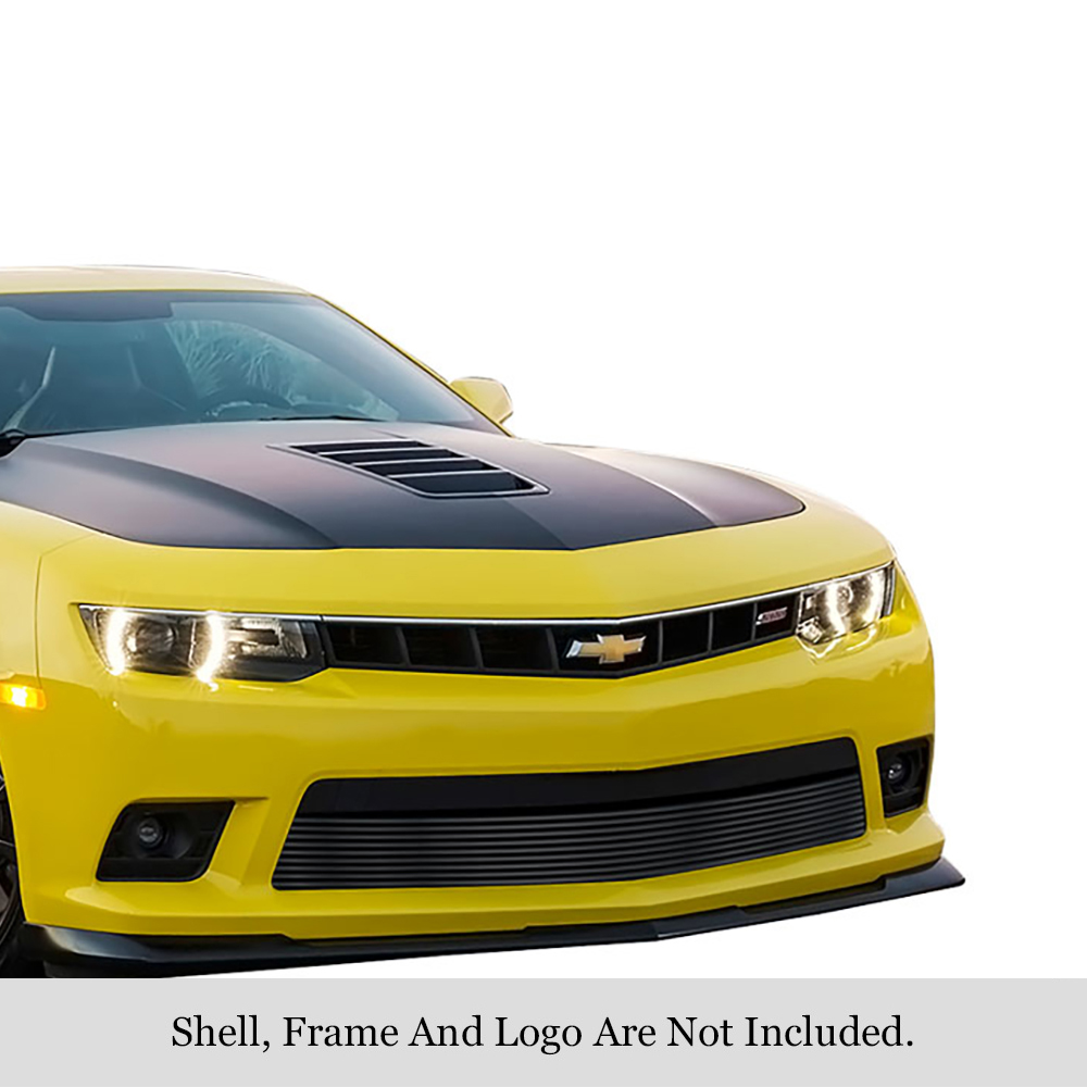 2014-2015 Chevy Camaro LT With RS Package/ 2014-2015 Chevy Camaro LS With RS Package LOWER BUMPER Black Stainless Steel Billet Grille