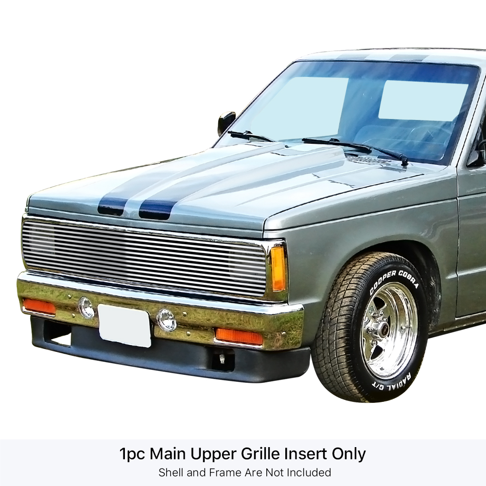 1991-1994 Chevy Blazer Phantom Grille/1991-1993 Chevy S-10 Phantom Grille MAIN UPPER Stainless Steel Billet Grille