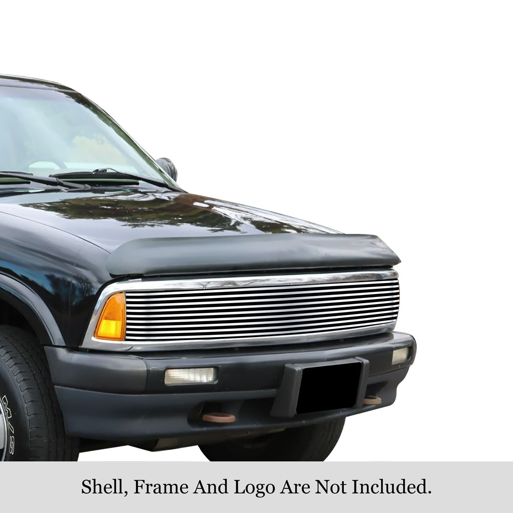 1994-1997 Chevy Blazer Phantom Grille With Sealed Beam/1994-1997 Chevy S-10 MAIN UPPER Stainless Steel Billet Grille