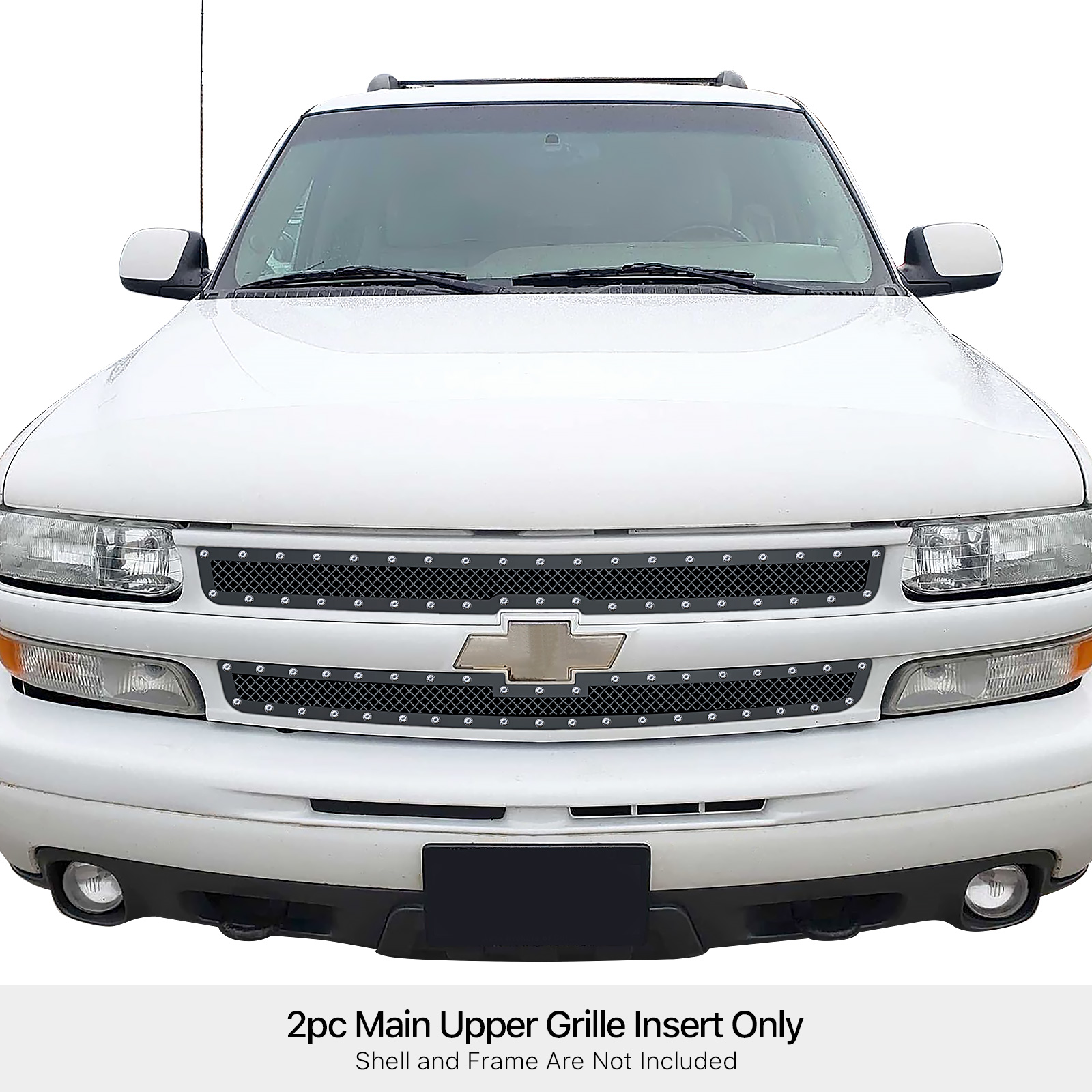 1999-2002 Chevy Silverado 1500 /2000-2006 Chevy Suburban /2000-2006 Chevy Tahoe MAIN UPPER Rivet Grille