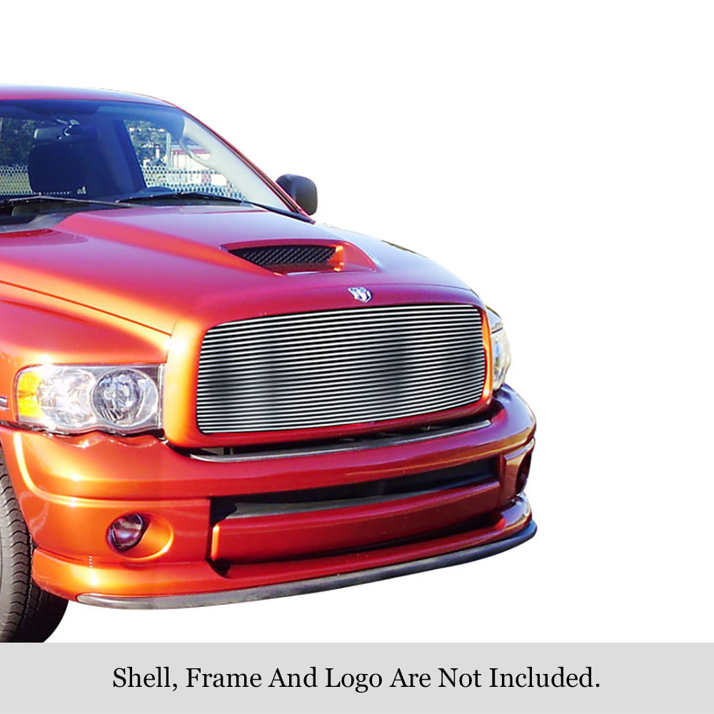 2002-2005 Dodge Ram 2500 /2002-2005 Dodge Ram 3500 /2002-2005 Dodge Ram 1500 MAIN UPPER Stainless Steel Billet Grille