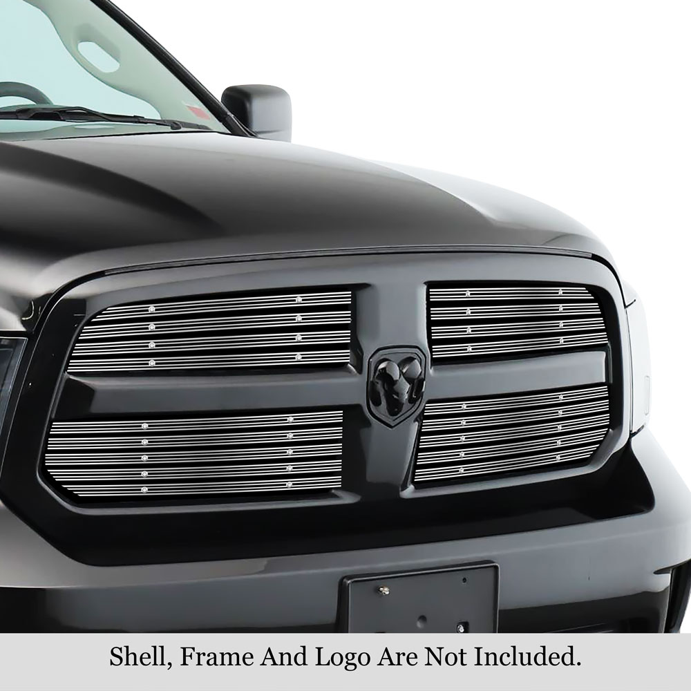 2013-2018 Ram 1500 Honeycomb Style Only/2019-2021 Ram 1500 Classic Honeycomb Style Only MAIN UPPER Rugged Billet Grille