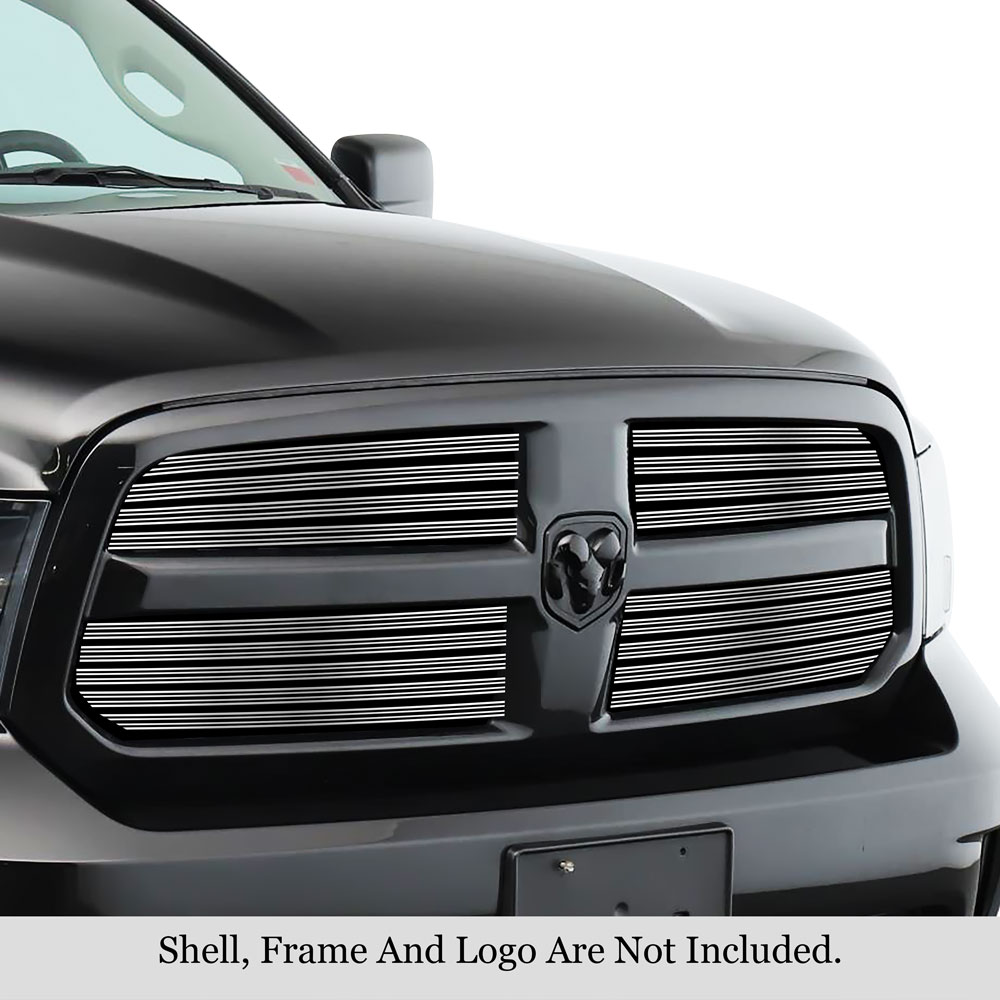 2013-2018 Ram 1500 Honeycomb Style Only/2019 Ram 1500 Classic Honeycomb Style Only MAIN UPPER Aluminum Billet Wide Grille