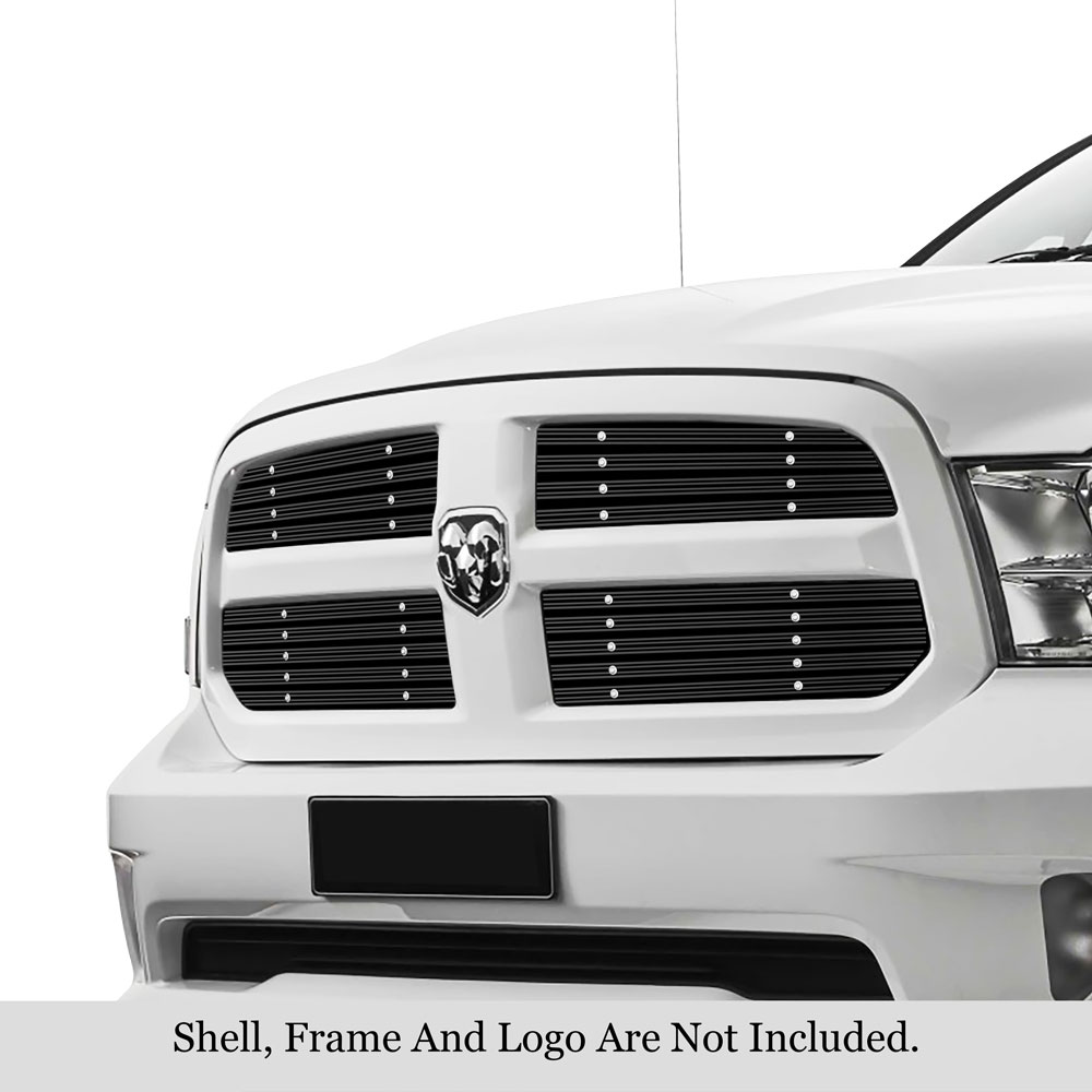 2013-2018 Ram 1500 Honeycomb Style Only/2019-2020 Ram 1500 Classic Honeycomb Style Only MAIN UPPER Aluminum Billet Wide Grille