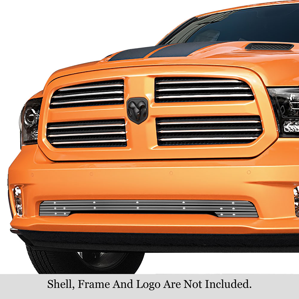 2013-2018 Ram 1500 Express And Sport Model/2019-2021 Ram 1500 Classic Express And Sport Model Only LOWER BUMPER Rugged Billet Grille