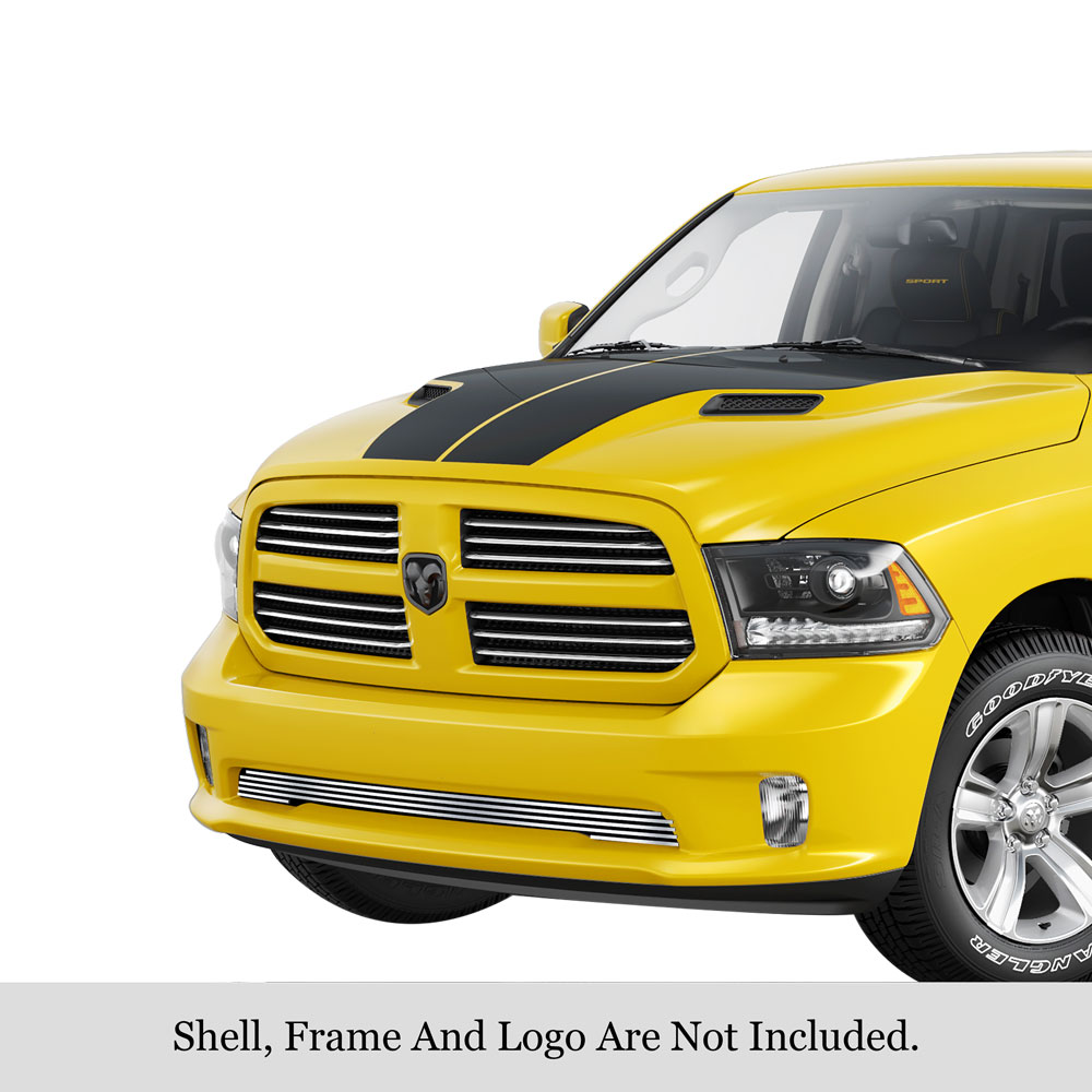 2013-2018 Ram 1500 Express And Sport Model/2019-2021 Ram 1500 Classic Express And Sport Model Only LOWER BUMPER Stainless Steel Billet Grille