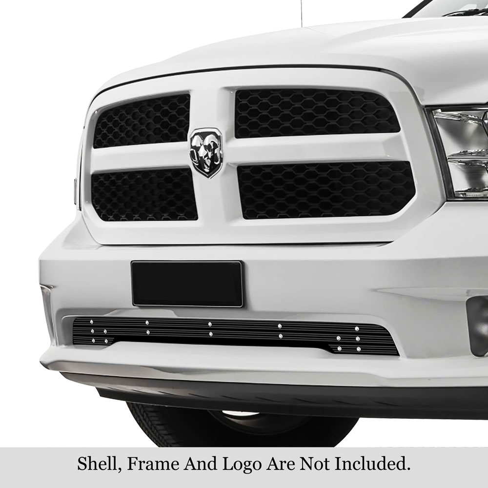 2013-2018 Ram 1500 Express And Sport Model/2019-2020 Ram 1500 Classic Express And Sport Model Only LOWER BUMPER Aluminum Billet Wide Grille