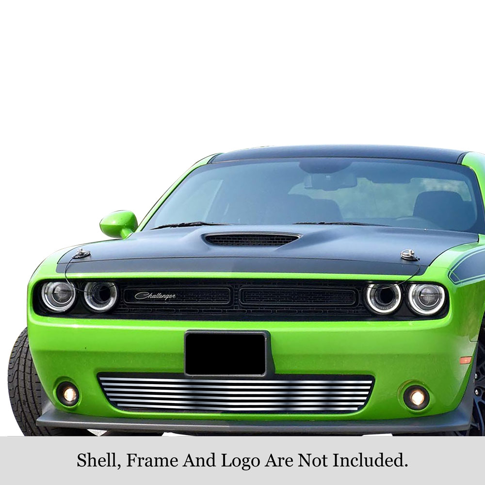 2015-2020 Dodge Challenger Without Adaptive Cruise Control Not For All SRT Models LOWER BUMPER Stainless Steel Billet Grille