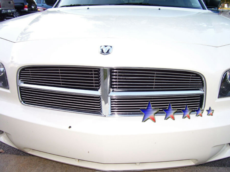 2005-2010 Dodge Charger Honeycomb Style MAIN UPPER Aluminum Billetuminum Billet Grille