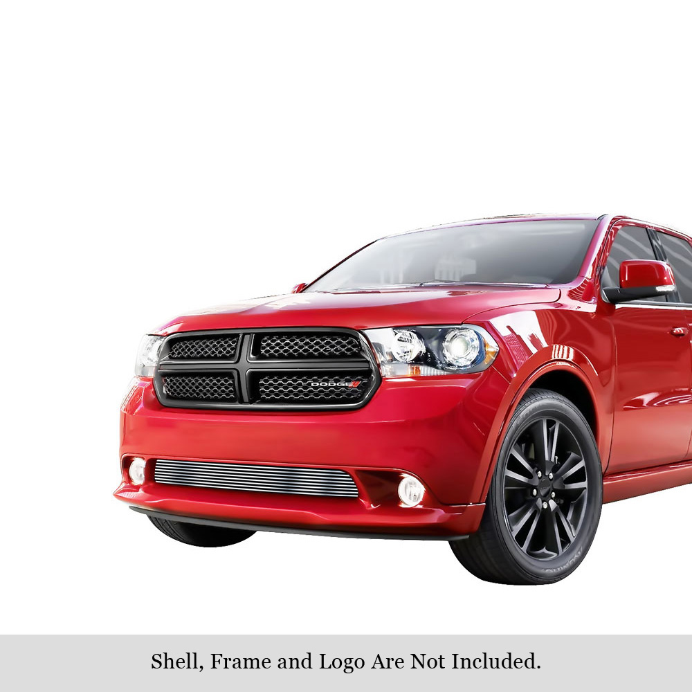 2011-2013 Dodge Durango (Tow Hook Must Be removed) LOWER BUMPER Stainless Steel Billet Grille