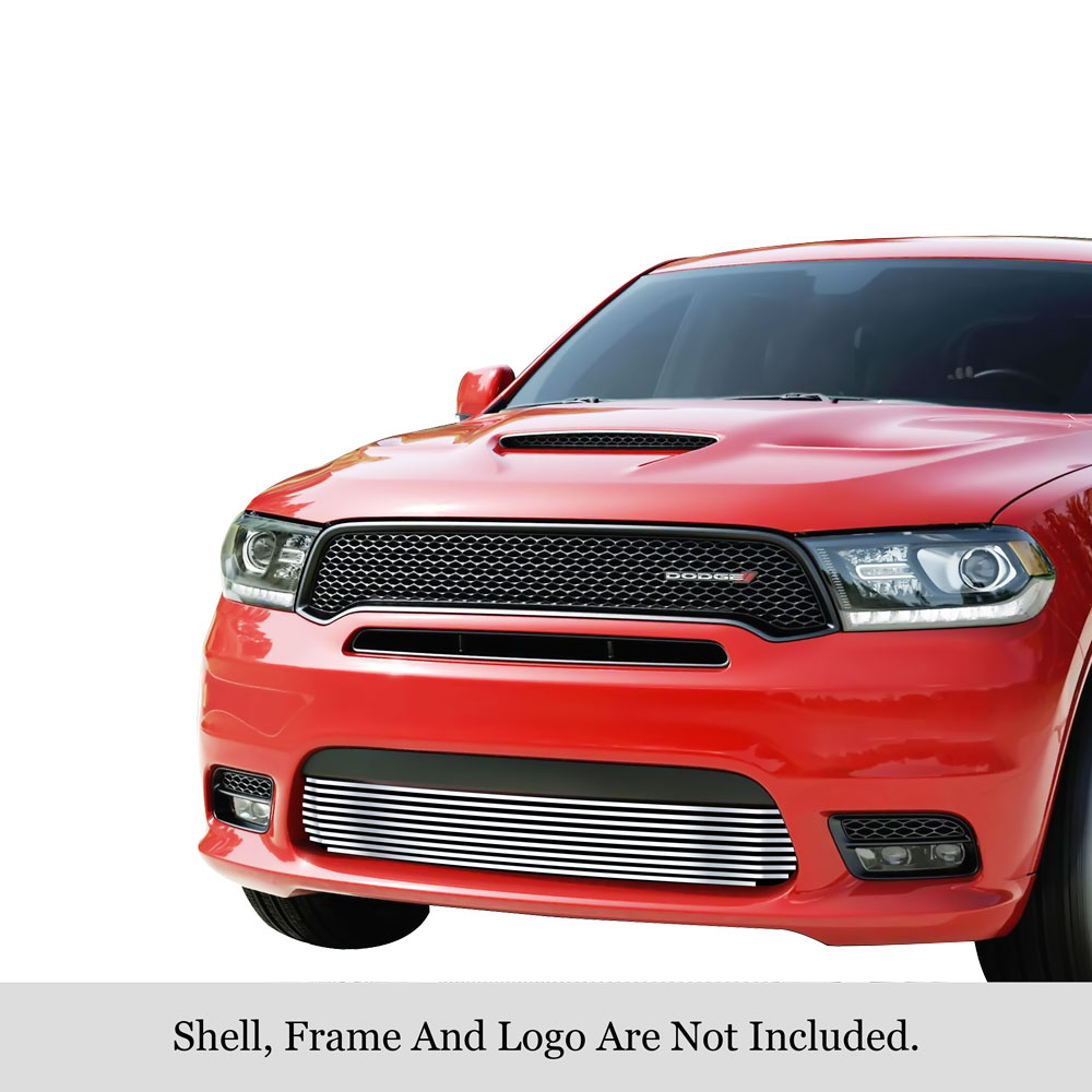 2018 Dodge Durango Only for RT and SRT Without Adaptive Cruise Control/2019-2020 Dodge Durango Only for GT and RT and SRT Without Adaptive Cruise Control LOWER BUMPER Stainless Steel Billet Grille