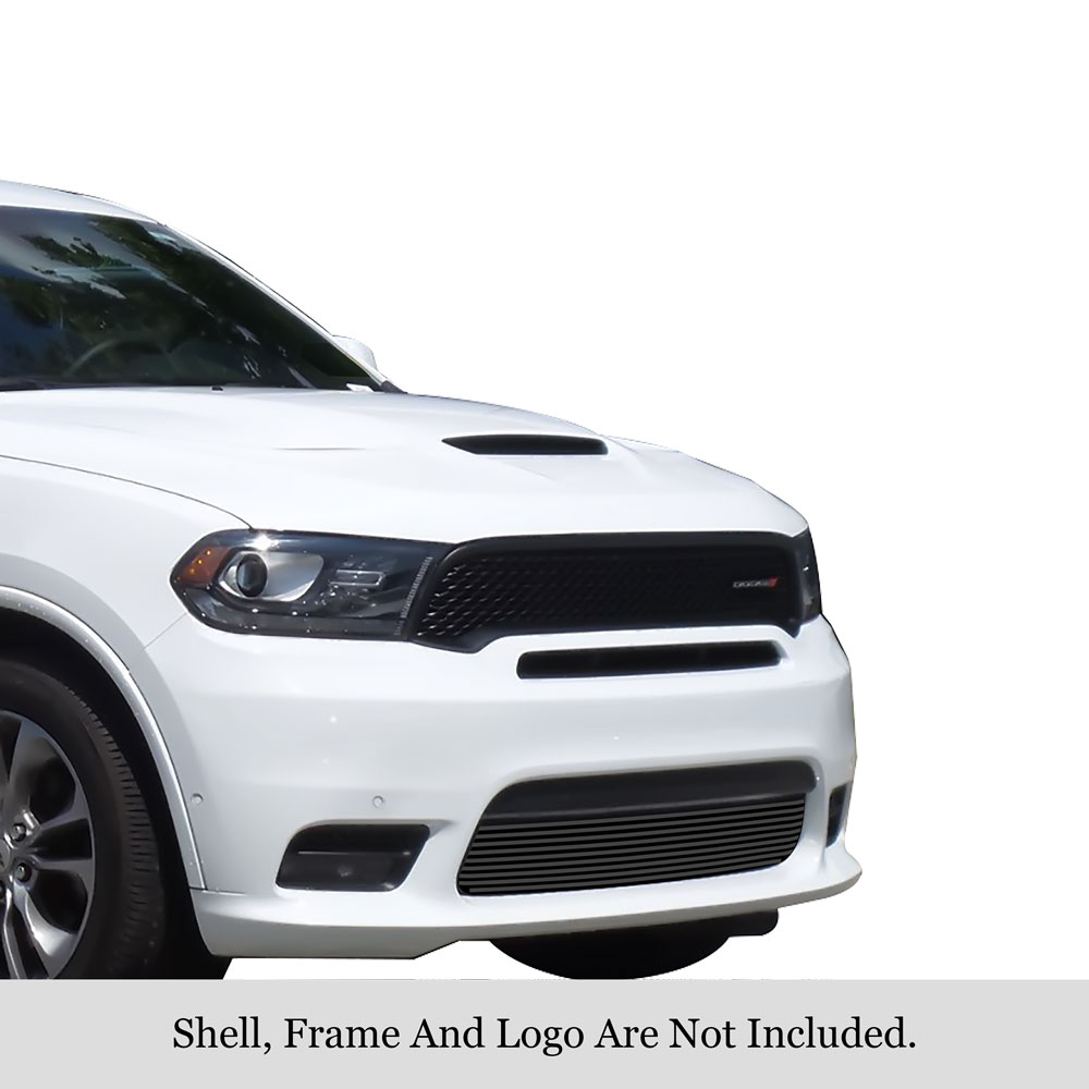 2018 Dodge Durango Only for RT and SRT Without Adaptive Cruise Control/2019-2020 Dodge Durango Only for GT and RT and SRT Without Adaptive Cruise Control LOWER BUMPER Black Stainless Steel Billet Grille