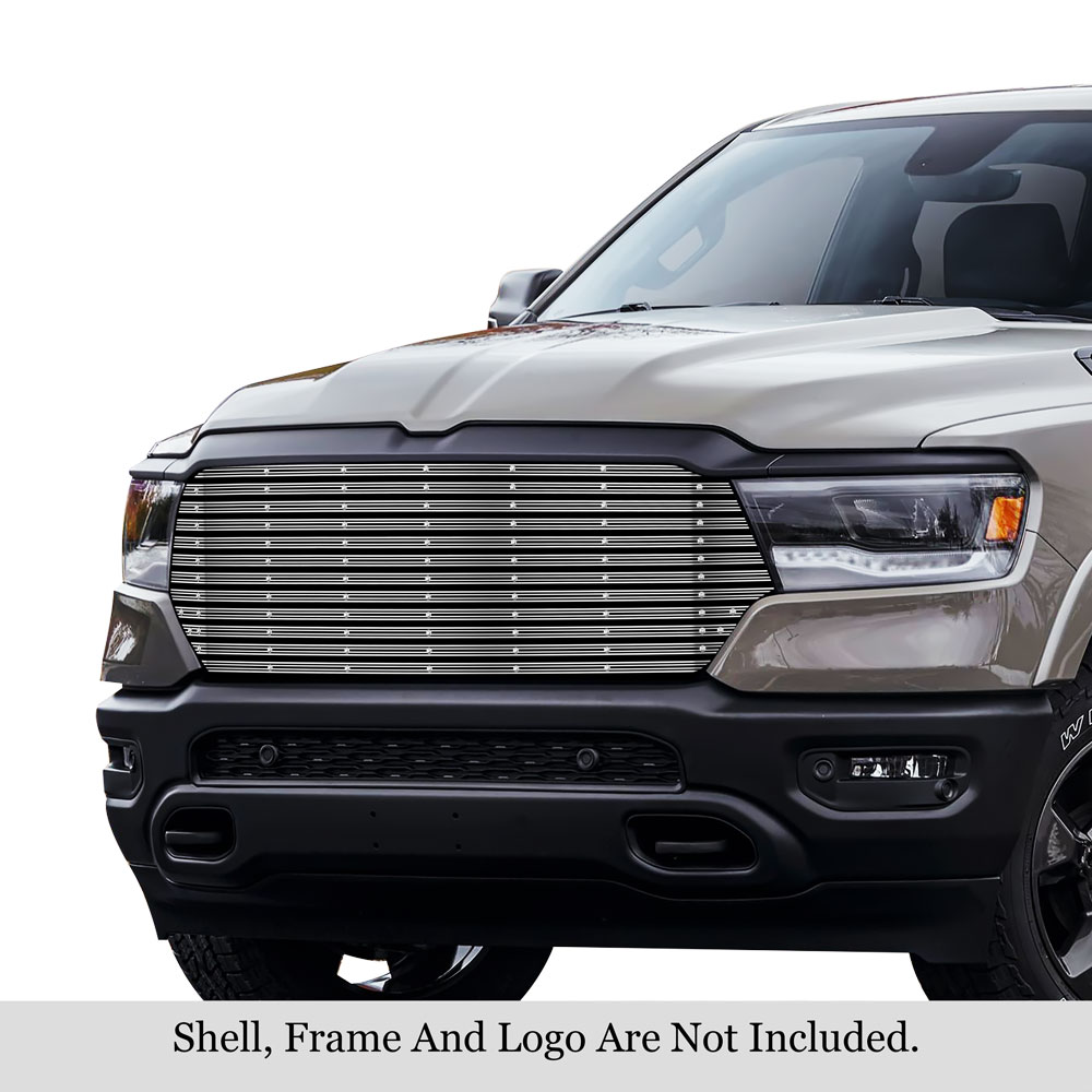 2019-2023 Ram 1500 Laramie/Lone Star/Big Horn/Tradesman (Excl. 19-23 Ram 1500 Classic/ Excl. Laramie Limited) Main Upper Rugged Billet Grille