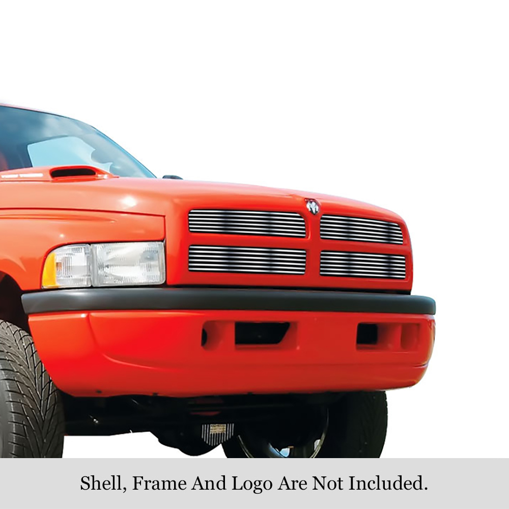 1994-2001 Dodge Ram Not For Sport MAIN UPPER Stainless Steel Billet Grille