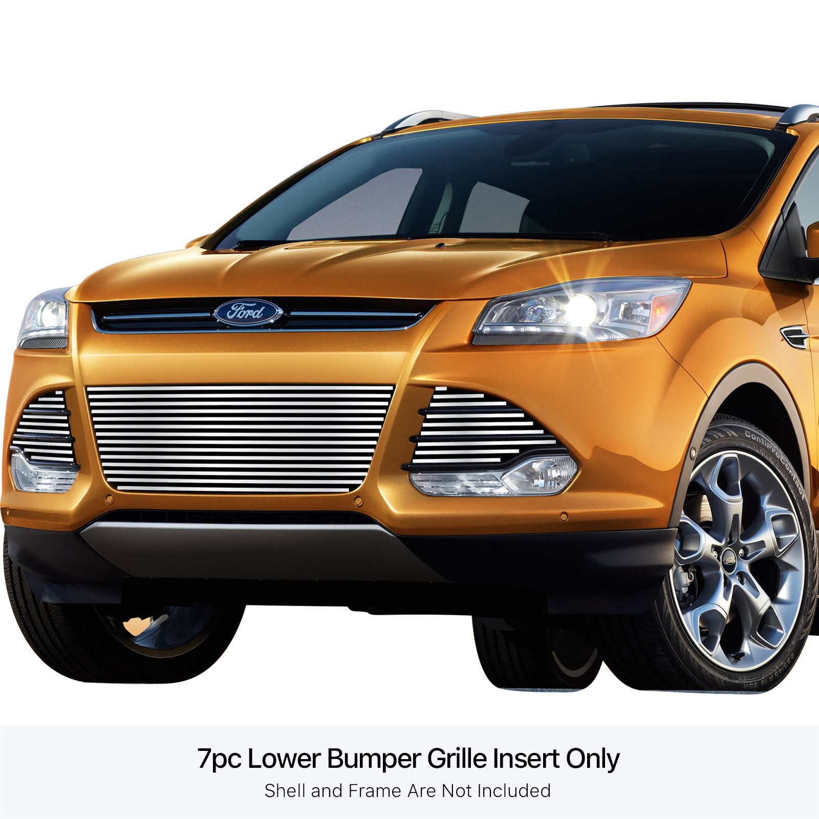2013-2016 Ford Escape Lower Bumper Stainless Steel Billet Grille