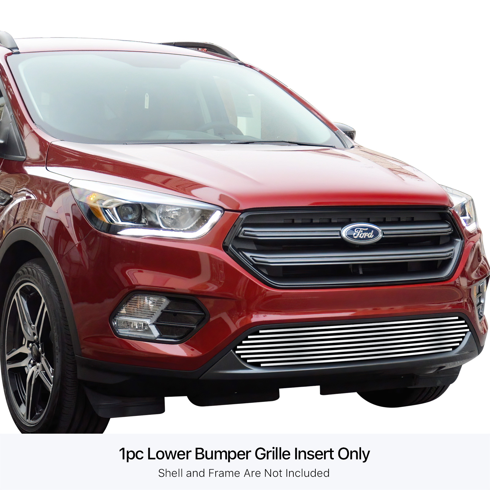 2017-2019 Ford Escape Lower Bumper Stainless Steel Billet Grille