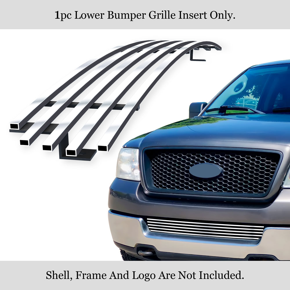 2004-2005 Ford F-150 LOWER BUMPER Stainless Steel Billet Grille