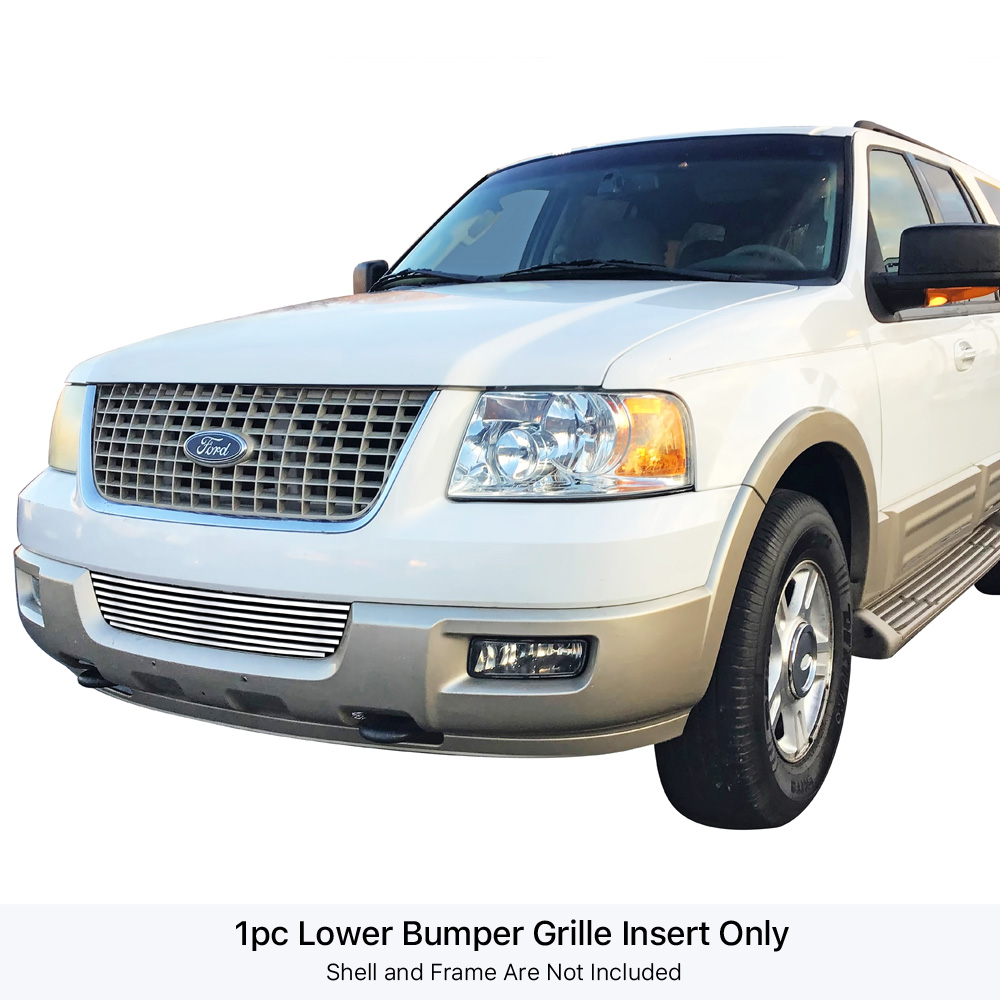 2003-2006 Ford Expedition Web All Models LOWER BUMPER Stainless Steel Billet Grille
