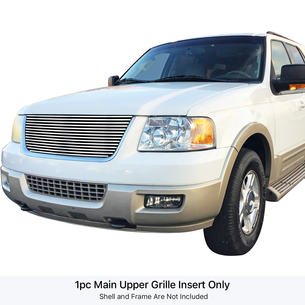 2003-2006 Ford Expedition MAIN UPPER Stainless Steel Billet Grille