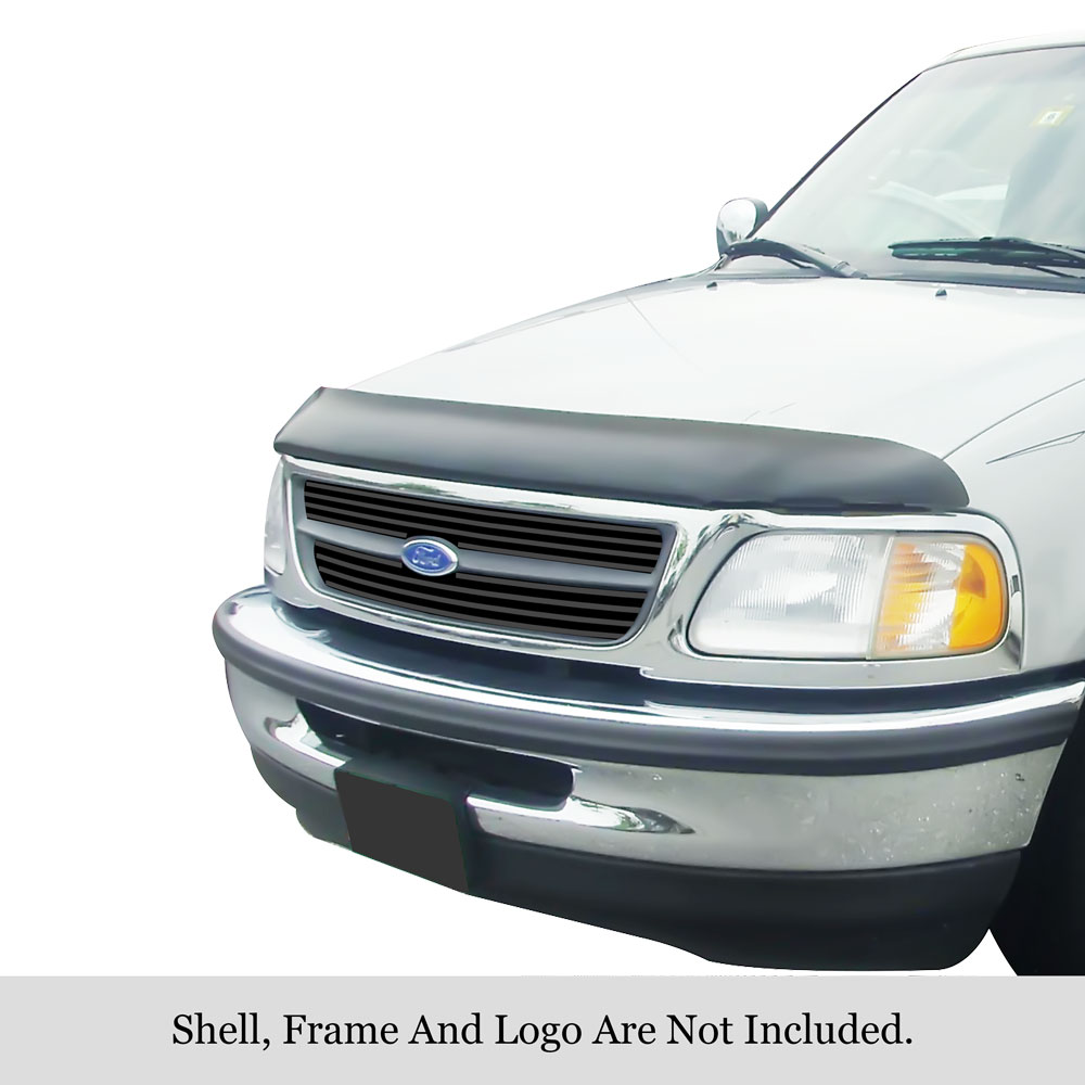 1997-1998 Ford Expedition Bar Style/1997-1998 Ford F-150 Bar Style/1997-1998 Ford F-250 Light Bar Style Except Lariat MAIN UPPER Black Stainless Steel Billet Grille