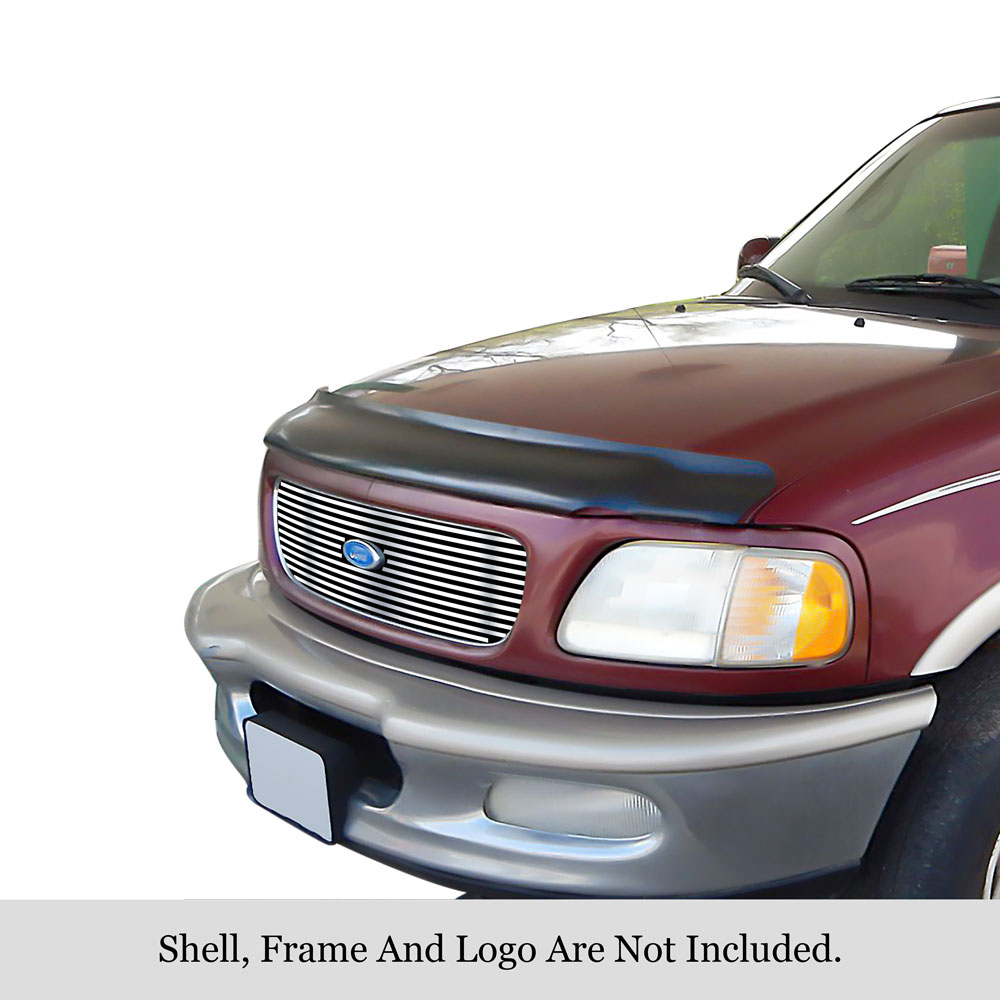 1997-1998 Ford Expedition With Logo Show Not For Bar Style Model MAIN UPPER Stainless Steel Billet Grille