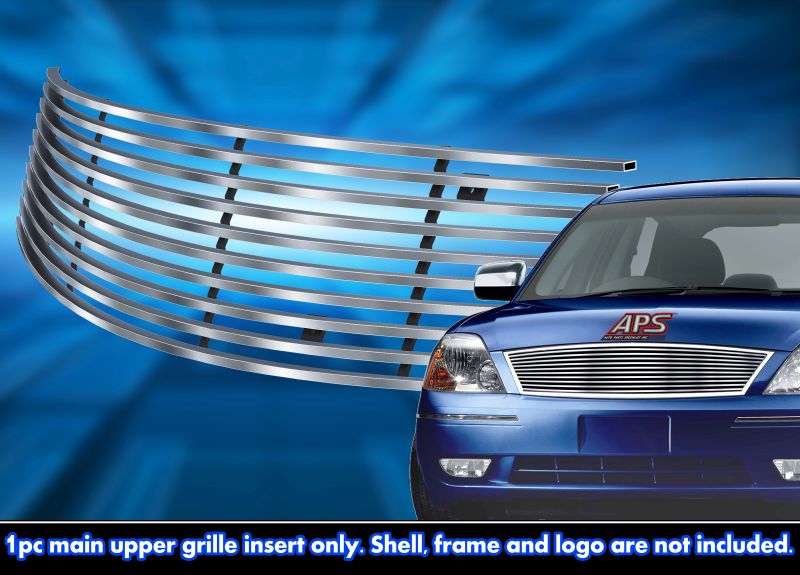 2005-2007 Ford Five Hundred Logo Covered MAIN UPPER Stainless Steel Billet Grille
