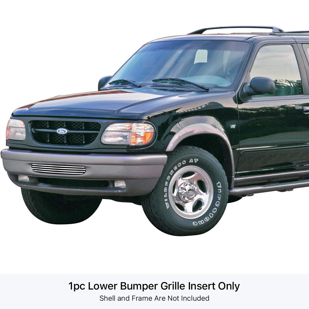 1995-1998 Ford Explorer LOWER BUMPER Stainless Steel Billet Grille