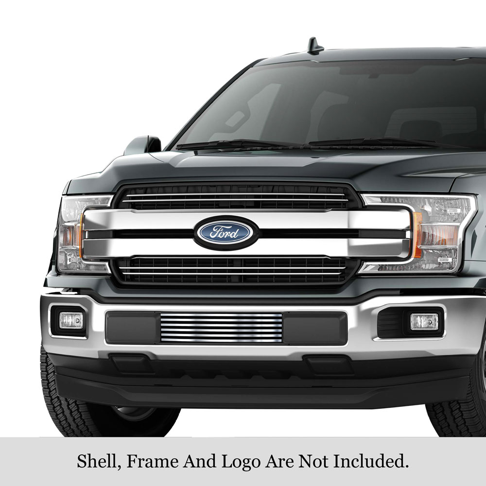 2018-2020 Ford F-150 (drilling may be required for XL/XLT/King Ranch/Plantinum) LOWER BUMPER Stainless Steel Billet Grille