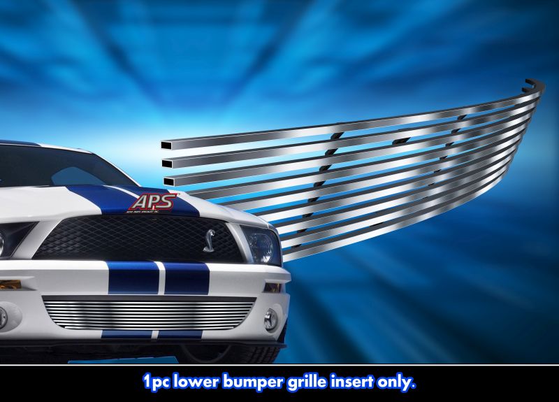2007-2009 Ford Shelby GT 500 LOWER BUMPER Stainless Steel Billet Grille