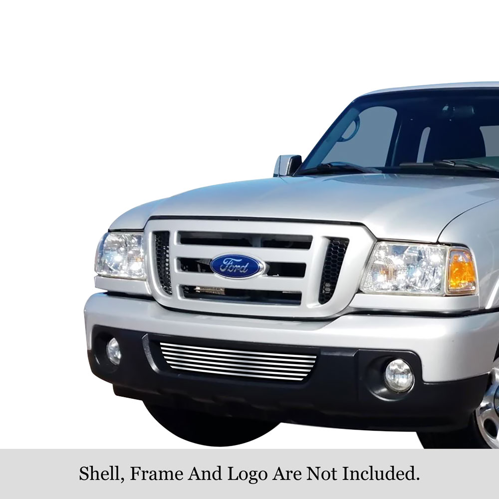 2006-2012 Ford Ranger  Not For STX Lower Bumper Stainless Steel Billet Grille