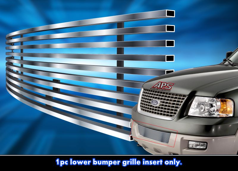 2003-2006 Ford Expedition All Models/ Cutting Required for Expedition NBX LOWER BUMPER Stainless Steel Billet Grille
