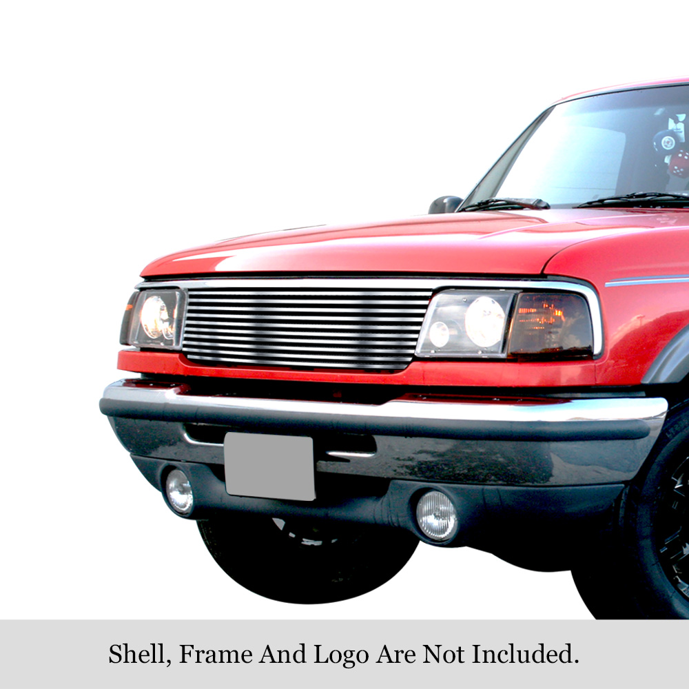 1993-1997 Ford Ranger Not For 4WD MAIN UPPER Stainless Steel Billet Grille