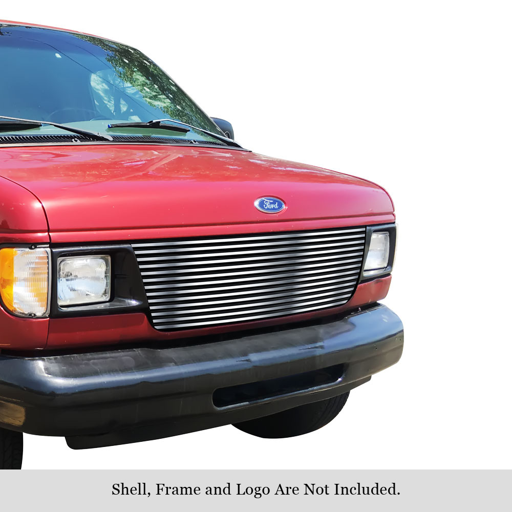 1992-2007 Ford Econoline Van MAIN UPPER Stainless Steel Billet Grille