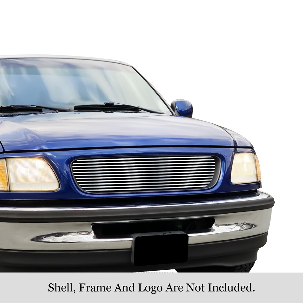 1997-1998 Ford Expedition /1997-1998 Ford F-150 Bar Style/1997-1998 Ford F-250 Bar Style MAIN UPPER Stainless Steel Billet Grille