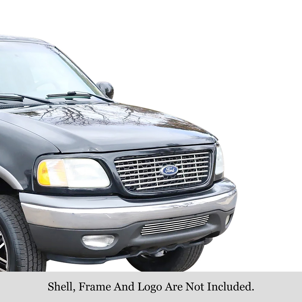 1999-2002 Ford Expedition 2WD /1999-2003 Ford F-150 2WD Not For Lightning LOWER BUMPER Stainless Steel Billet Grille