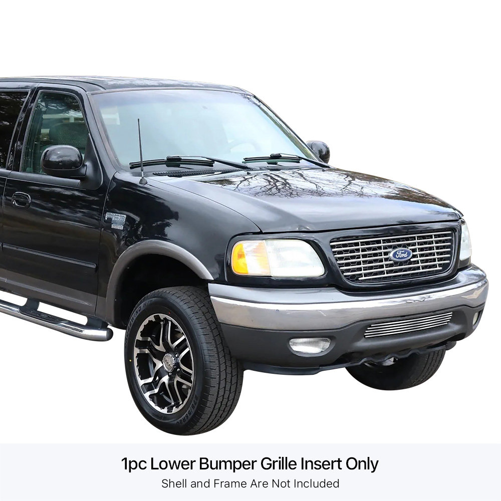 1999-2002 Ford Expedition 2WD /1999-2003 Ford F-150 2WD LOWER BUMPER Stainless Steel Billet Grille