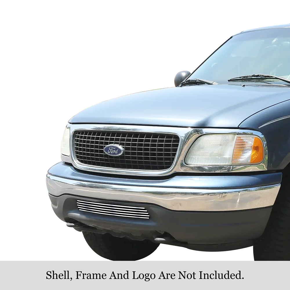 1999-2002 Ford Expedition 4WD /1999-2003 Ford F-150 4WD Lower Bumper Stainless Steel Billet Grille