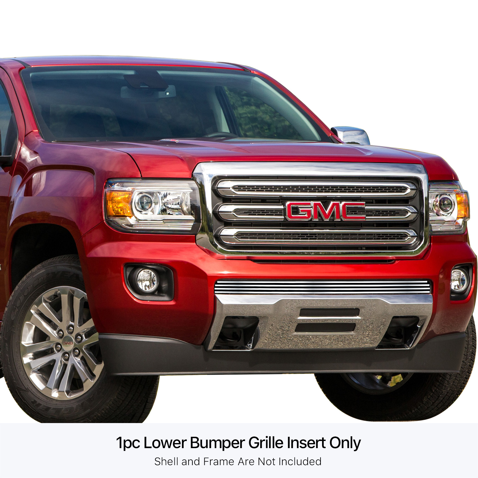 2015-2020 GMC Canyon LOWER BUMPER Stainless Steel Billet Grille